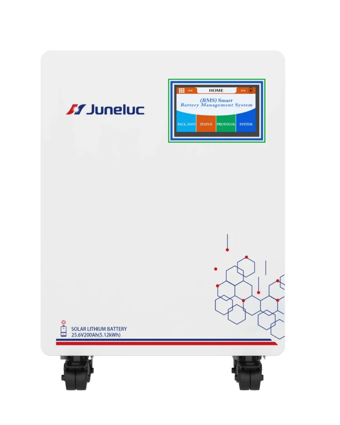 JLES-W3 Series Wheel-Mounted LiFePO4 Solar Lithium Battery (5.12kWh - 28.67kWh) - Image 3